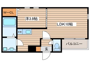 Cherim鶴里の物件間取画像